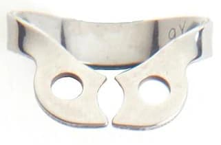 Ivory Rubber Dam Clamp #W2, Wingless, Bicuspid, Stainless Steel, 1 Each, 50057510 thumbnail 5