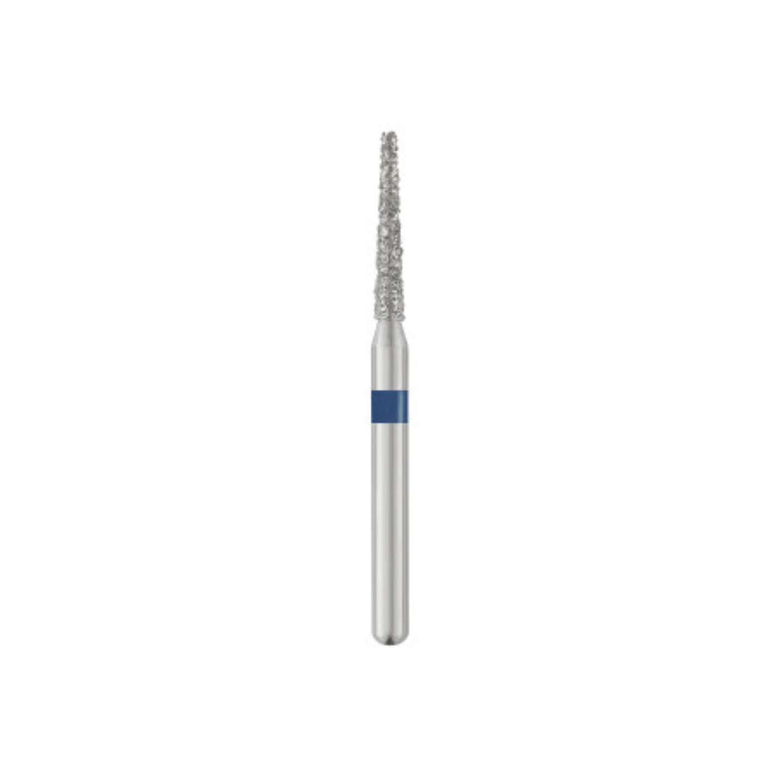 Piranha Single-Use Diamond Bur, FG, Flat End Taper, #847-014M, 1.4 mm, Medium Grit, Blue Ring, 25/Pk thumbnail 3