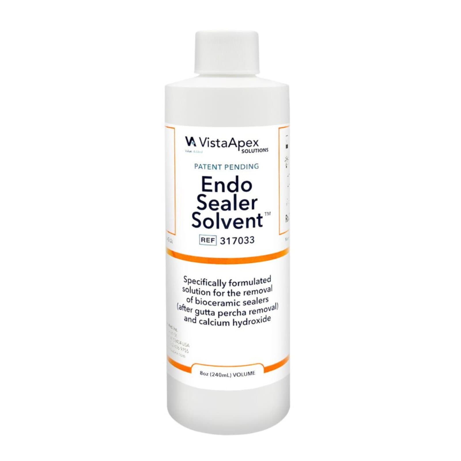 Vista Apex Endo Sealer Solvent, 8 oz Bottle, 317033 thumbnail 2