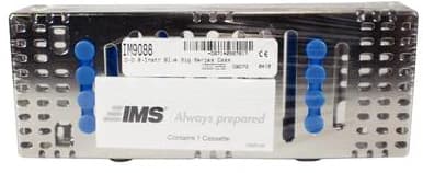 IMS® Signature Series® Double-Decker® Cassettes – 8-Instrument Capacity, 3" x 8" x 1.5" - Blue thumbnail 2