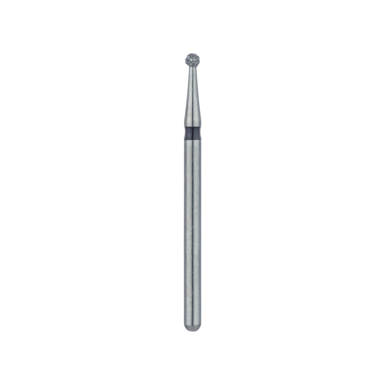 Meisinger FG Surgical Diamond Bur, Round, Super Coarse (Black), 1.4 mm, FGXL Long Shank, 801H-014, Pack of 5 thumbnail 2
