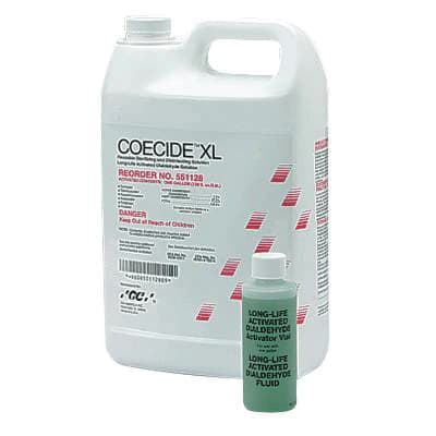 COECIDE XL Plus 3.4% Alkaline Glutaraldehyde Sterilizing & Disinfecting Solution, 1 Gallon Bottle with Activator (158 g), #550128 thumbnail 12