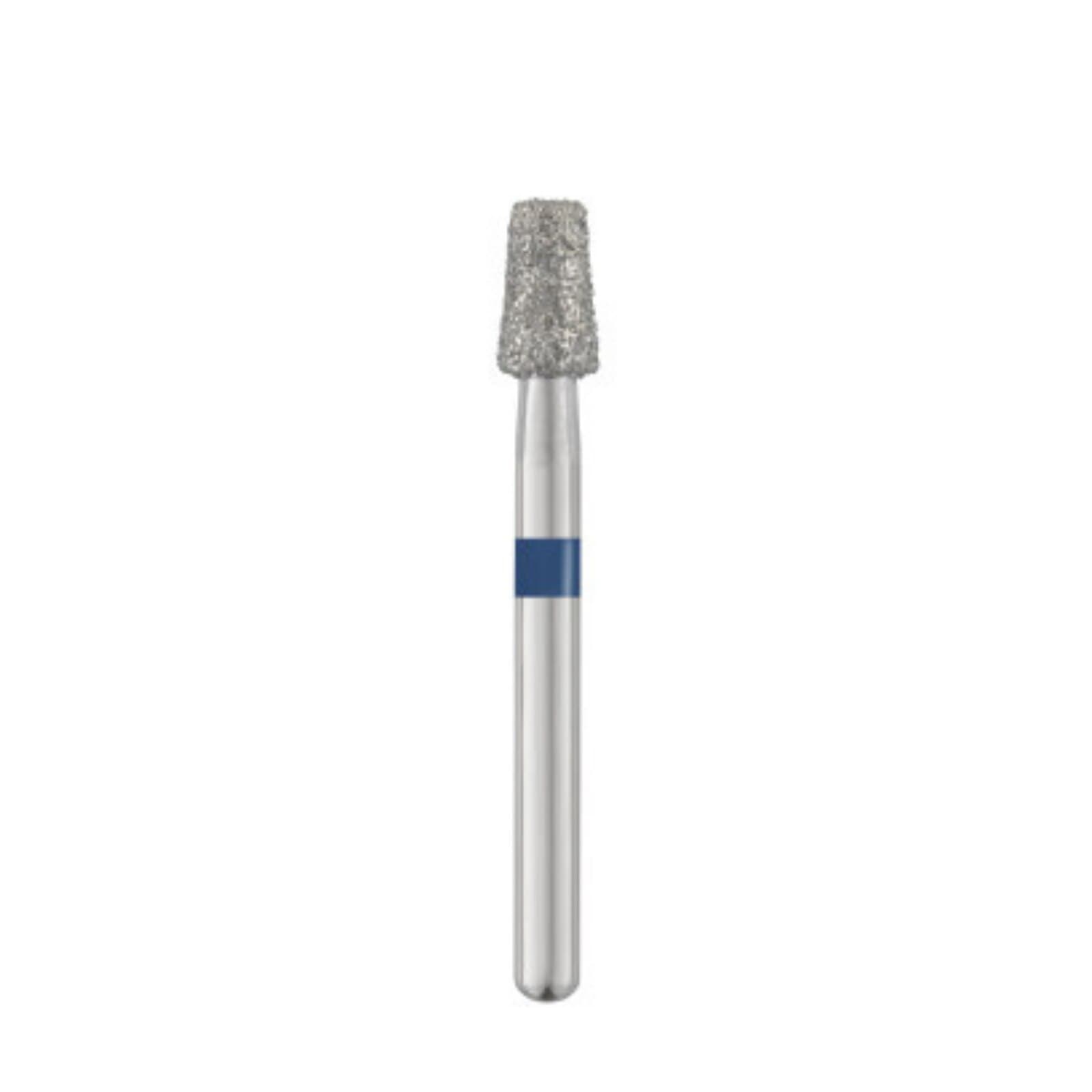 Piranha Diamond Single-Use Burs, FG, Modified Flat End Taper, #845KR-025M, 2.5 mm, Medium Grit, Blue Ring, 25/Pk thumbnail 3