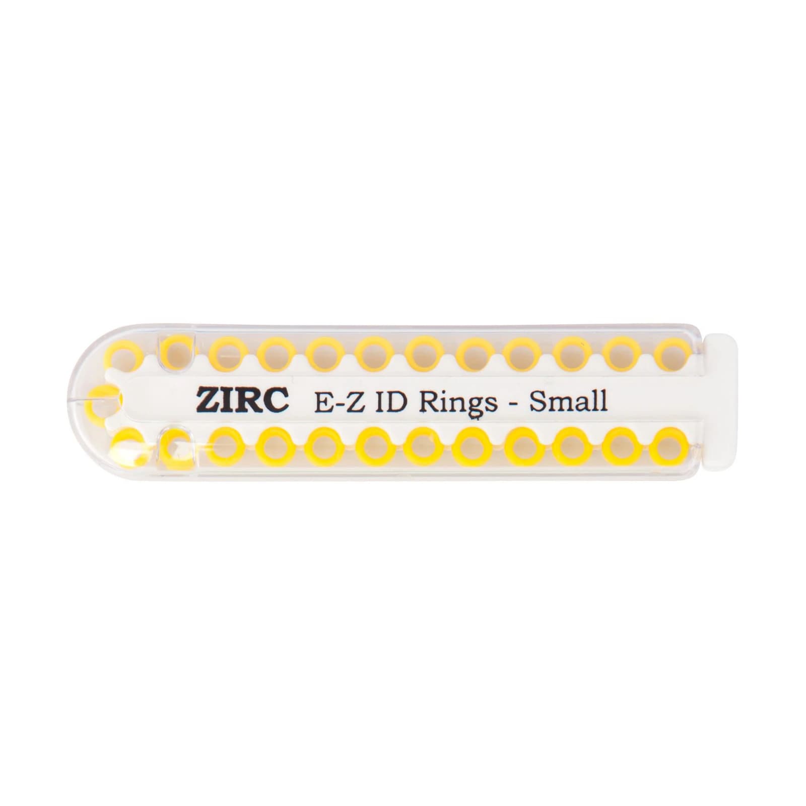 Zirc E-Z ID Instrument Rings, Small, Neon Yellow, 25/Pack, 70Z100O thumbnail 2