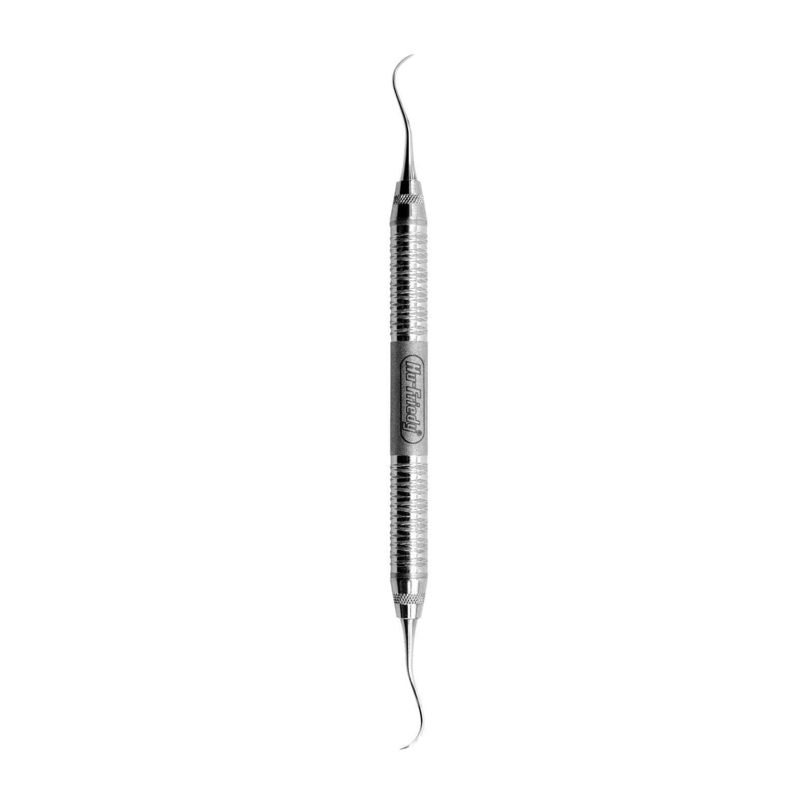 Hu-Friedy Hoexter #2 Periodontal Surgical Curette with #6 Satin Steel Handle, 955132 thumbnail 2