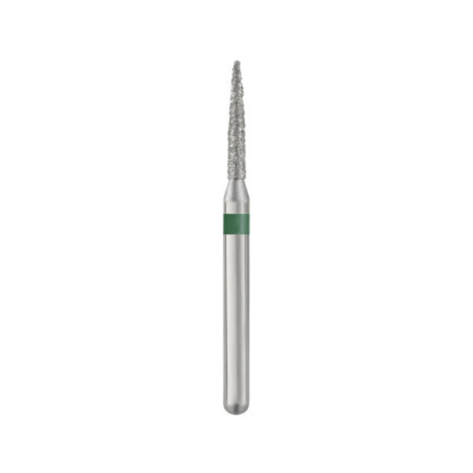 Piranha® Single Patient Use Diamond Bur, Flame Shape, Coarse Grit, Friction Grip, #888-012C, 1.2 mm Diameter, 25/Pkg thumbnail 2