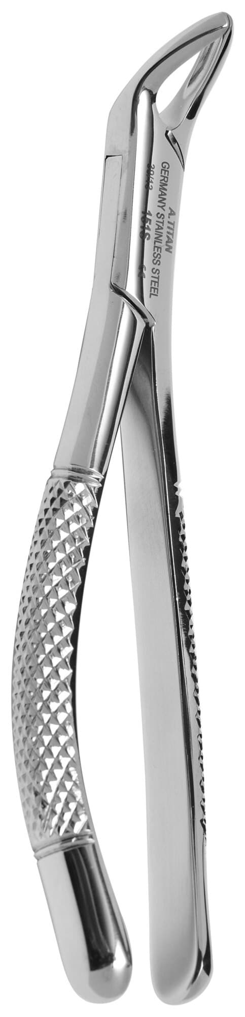 A. Titan Instruments 151S Lower Universal Pedodontic Extraction Forceps, Stainless Steel, 1/Pk thumbnail 3