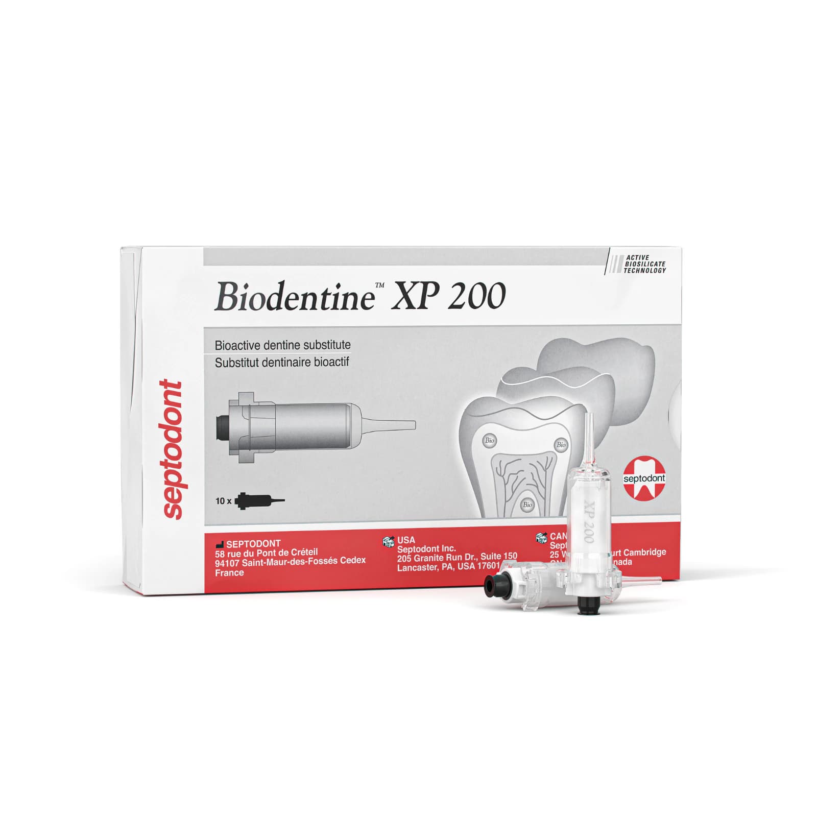 Septodont Biodentine XP 200 Bioactive Dentin Substitute, 10 Cartridges/Pk - Biodentine XP 200 Cartridges 10/Pk - Image 1