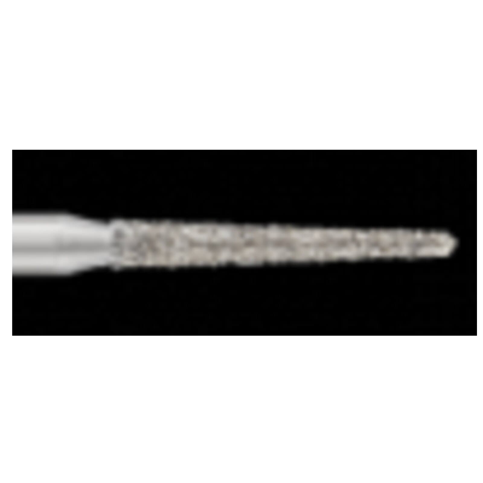 SS White Piranha® Single Patient Use Diamond Bur, Round End Taper Long, Fine Grit, Friction Grip, #856L-014F, 1.4 mm Diameter, 25/Pkg thumbnail 2