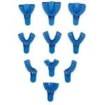 Keystone Tray-Aways Disposable Perforated Edentulous Impression Trays, #1 Upper, Small, Purple, 12/Pk, 0921600 thumbnail 2