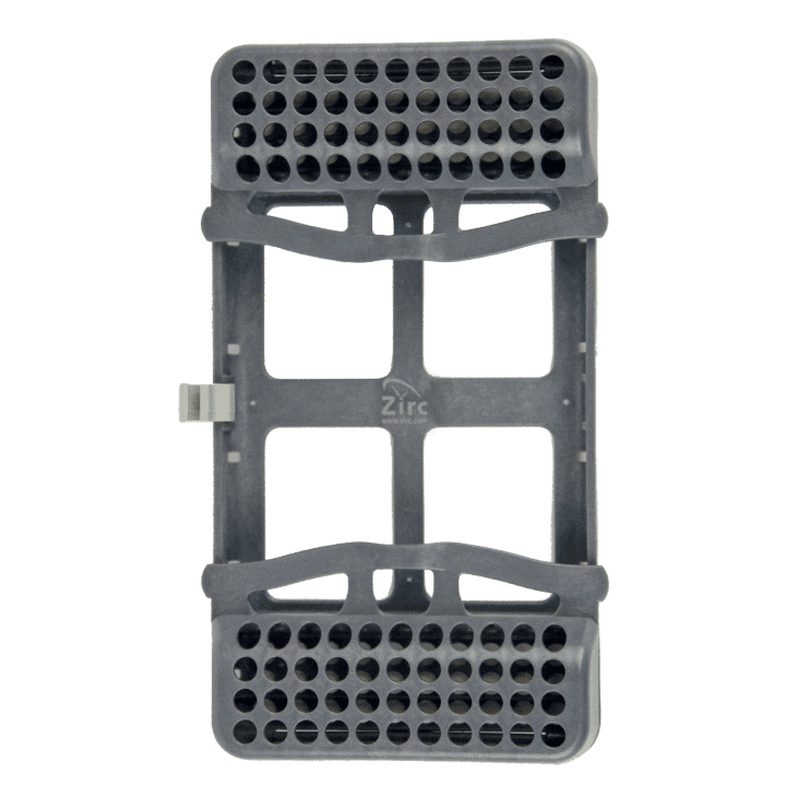 Zirc E-Z Jett Slim 8-Place Instrument Cassette, Grey, 50Z911I thumbnail 3