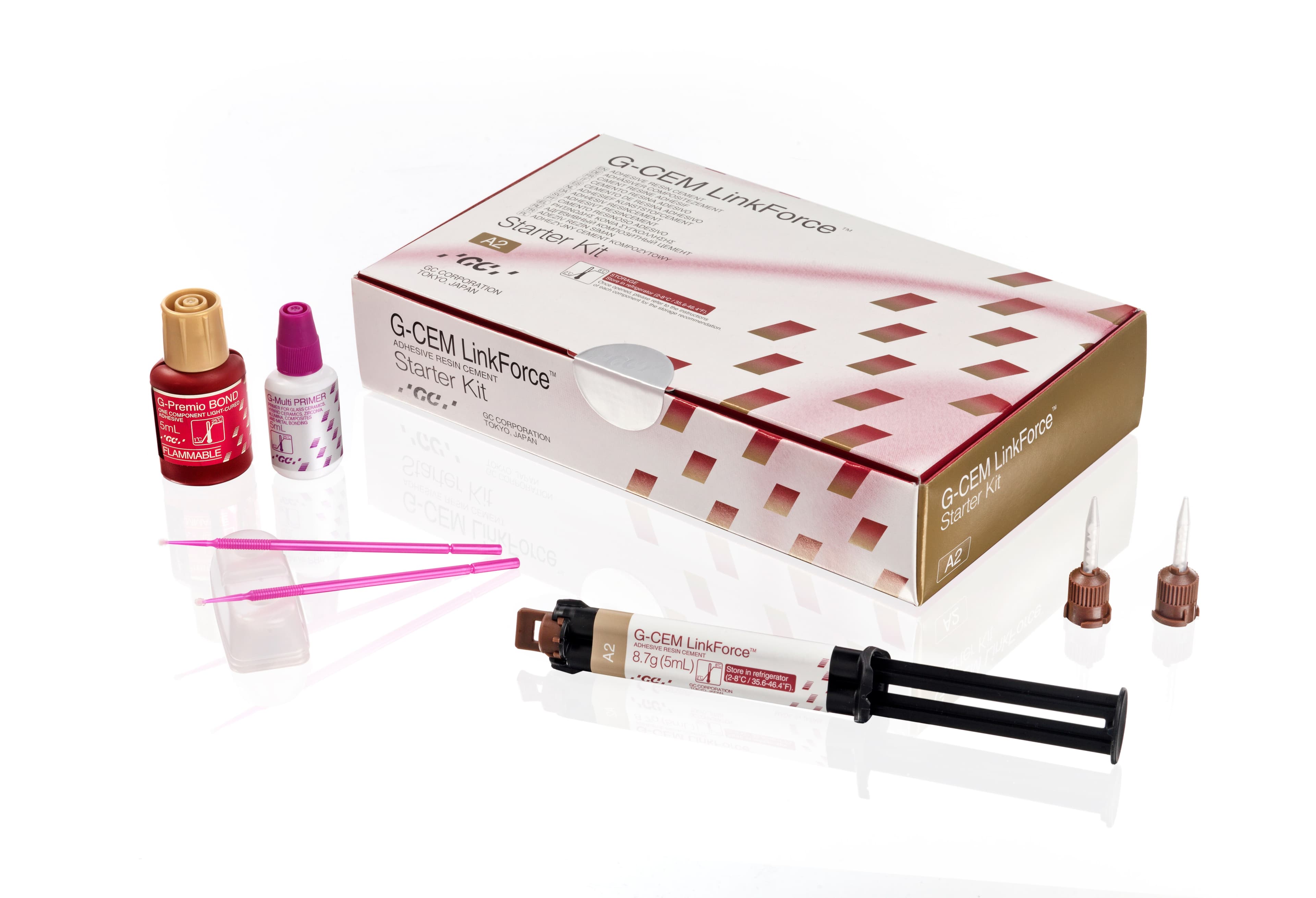 G-CEM LinkForce Adhesive Resin Cement Starter Kit, Shade A2, 010118 thumbnail 18