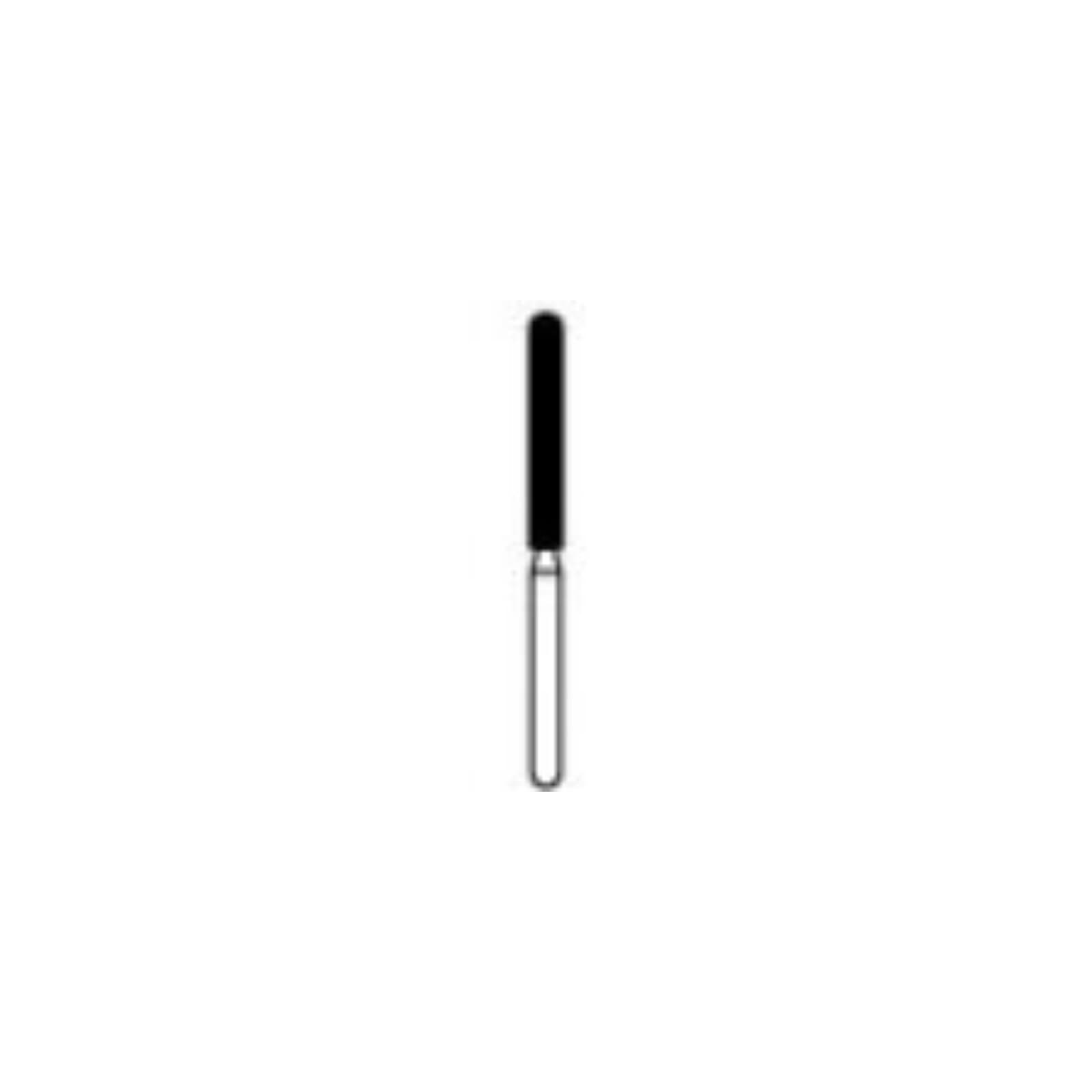 NTI HP Diamond Bur, Medium Grit, Round End Cylinder, #842R-018 (M842R-018HP), 1.8 mm Diameter, 12.0 mm Length, Each thumbnail 2