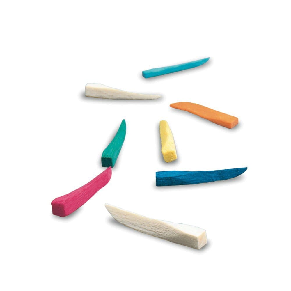 Premier Sycamore Wood Wedges, #13, Yellow, 13 mm, 400/Pk, 9061102 thumbnail 10