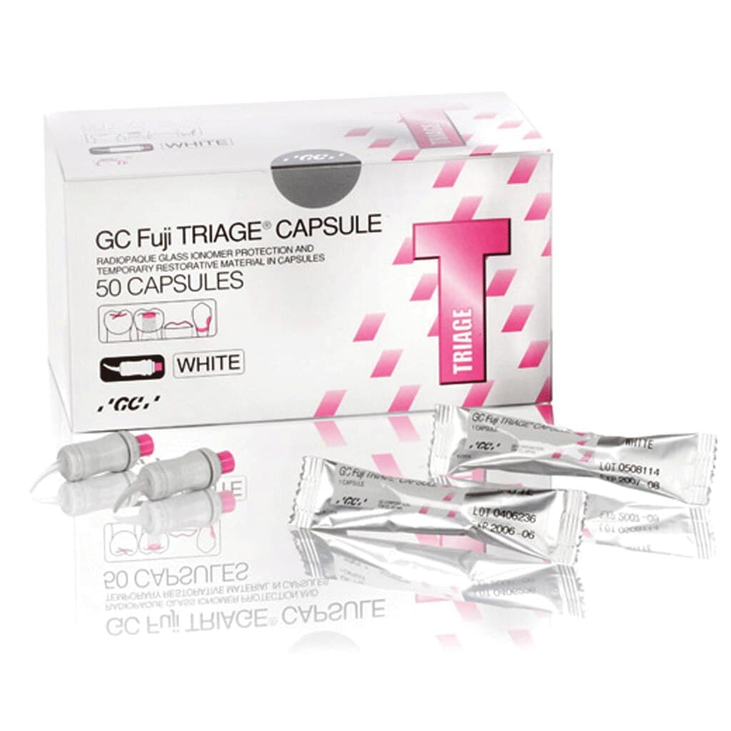 GC Fuji TRIAGE Glass Ionomer Sealant and Surface Protection Material, Pink Capsules, 0.13 ml, 50/Box, Refill #001946 thumbnail 9