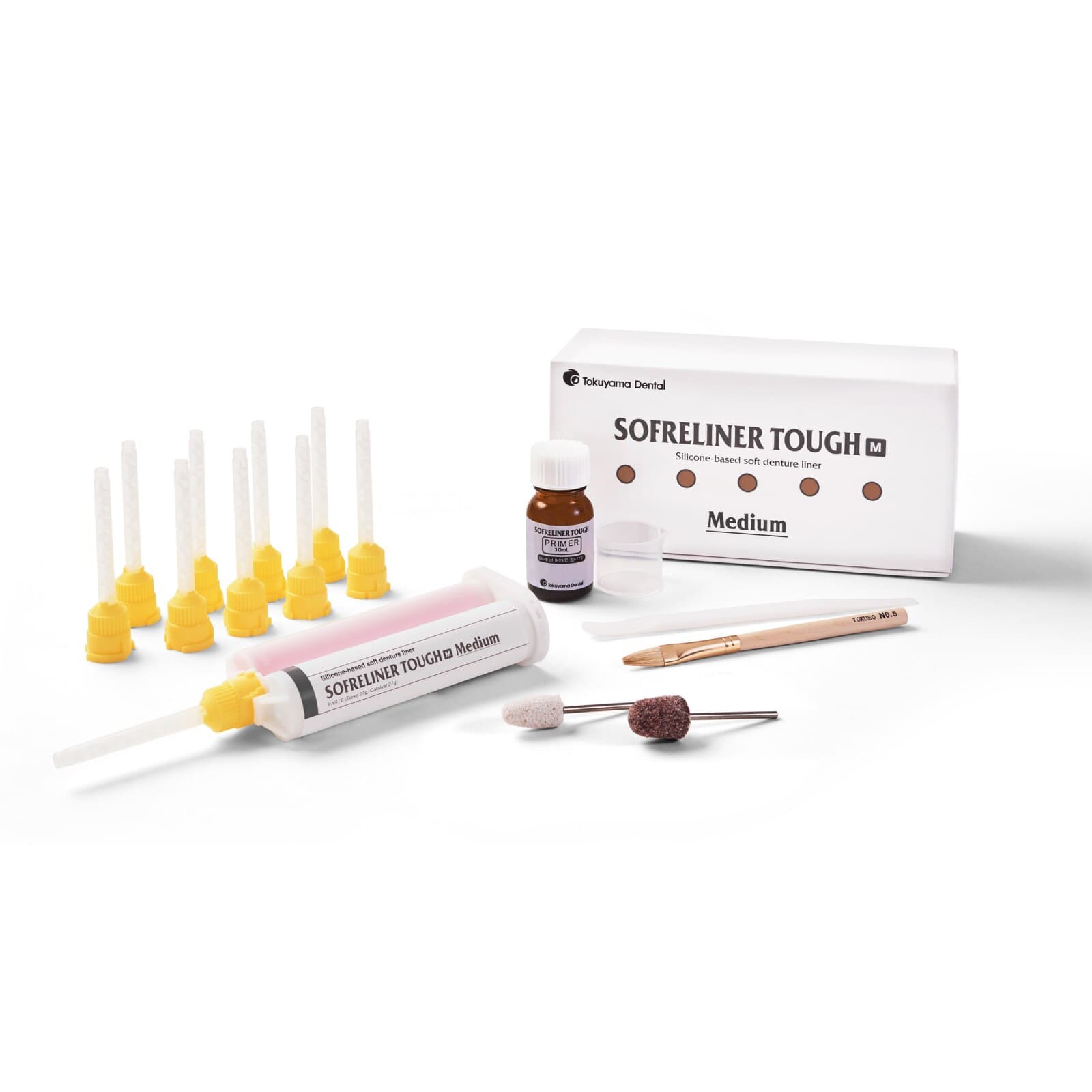 Sofreliner Tough M (Medium) Denture Reline Kit, 54g Cartridge, 10ml Primer, 23351 thumbnail 18