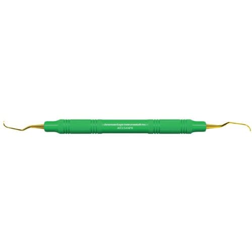 XP Universal Curettes – 5/6 Langer, Double End, EagleLite™ Color Resin Handle, Green, AECL5-6XPX thumbnail 2