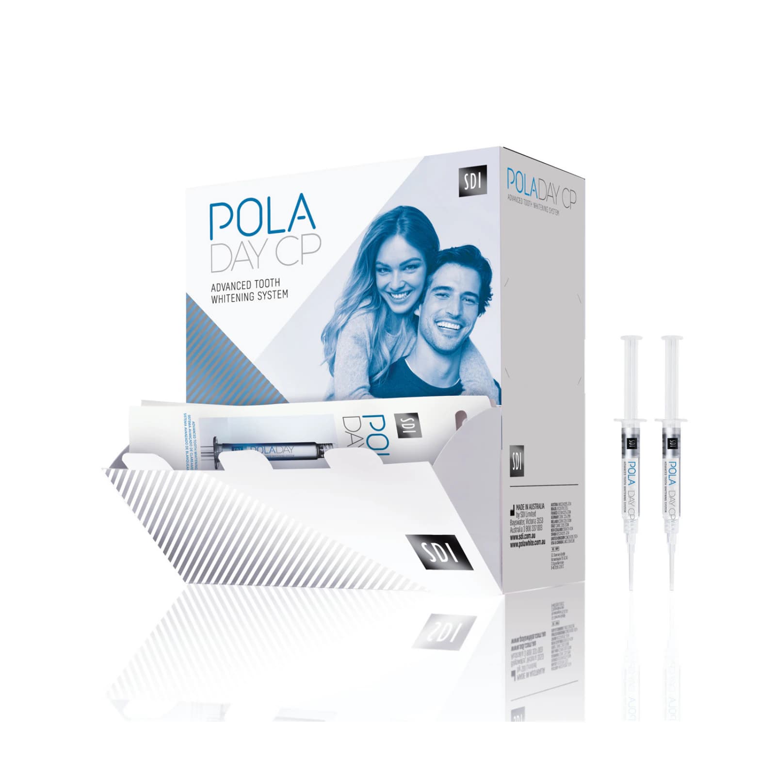 Pola Day CP 35% Carbamide Peroxide Take-Home Tooth Whitening Syringe Dispenser Pack, 3 g Syringes, 50/Pack, Spearmint, 7700073 thumbnail 3