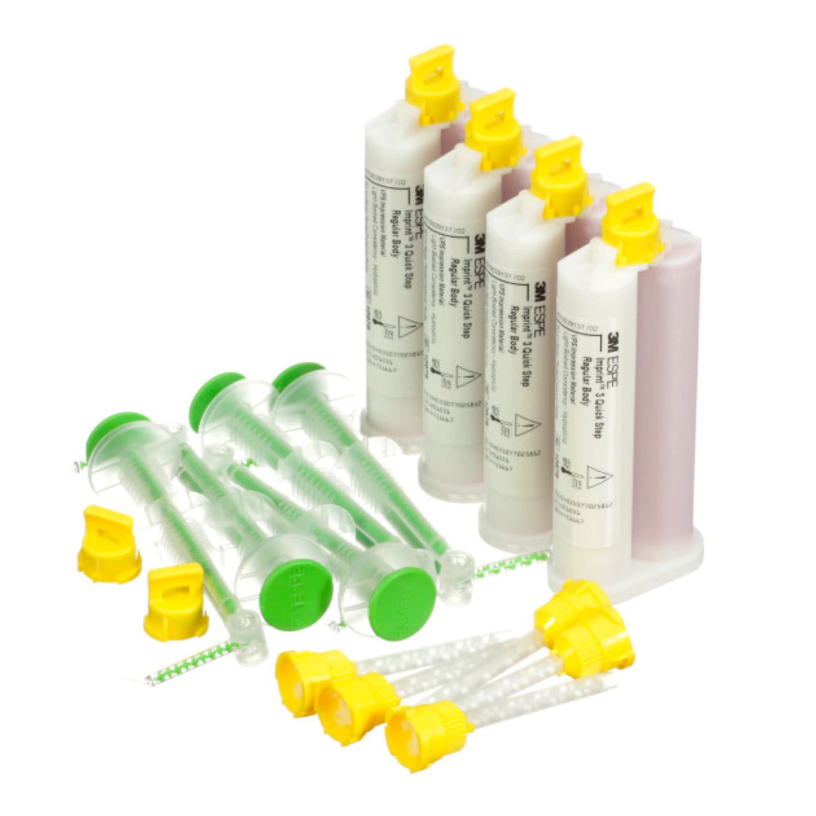 3M™ Imprint™ 3 Quick Step Regular Body VPS Impression Material Refill, 4 x 50 mL Cartridges, 10979 thumbnail 3