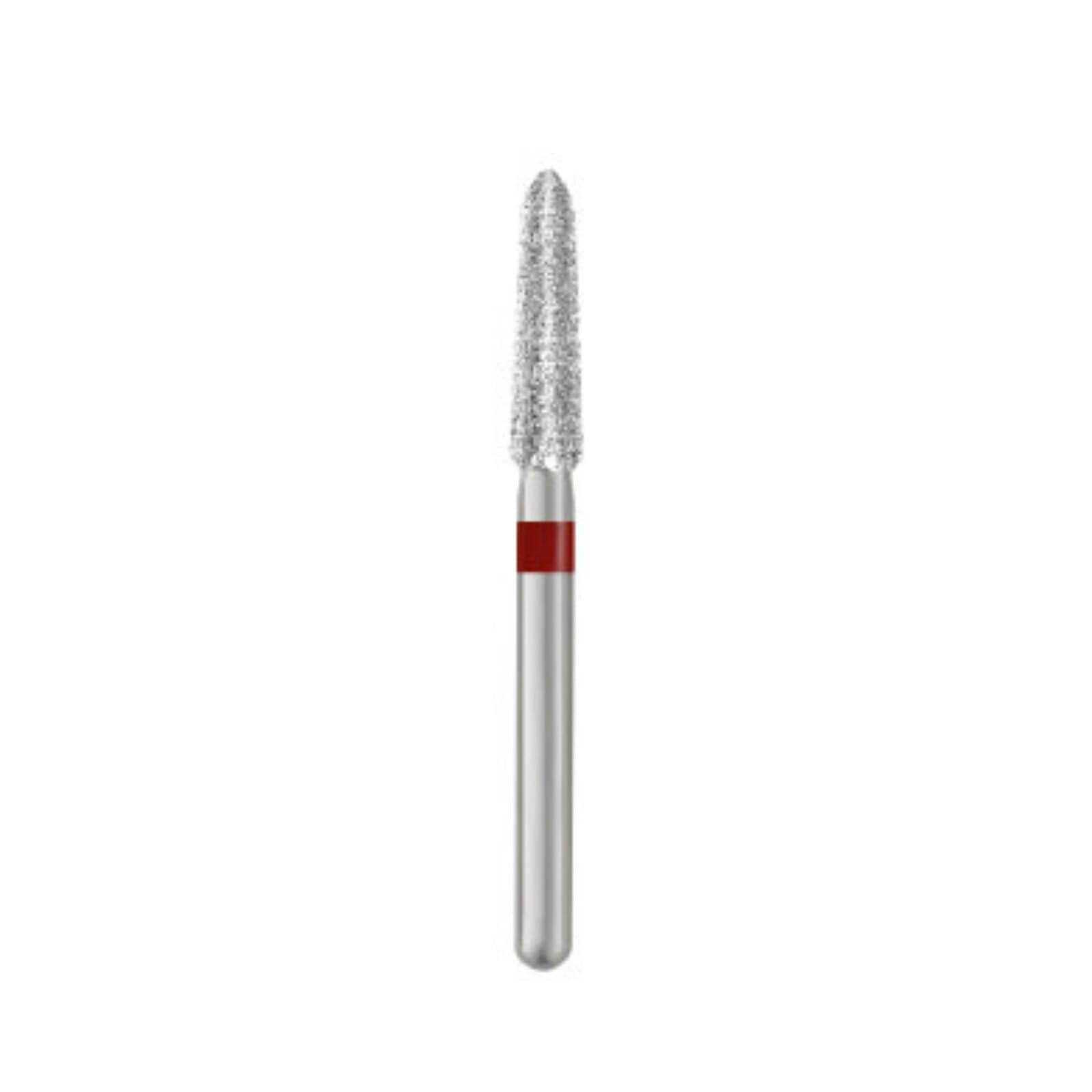SS White Piranha Diamond Bur 878K-021F, Fine Grit, Friction Grip, Curettage, Single-Use, 25/Pk thumbnail 2