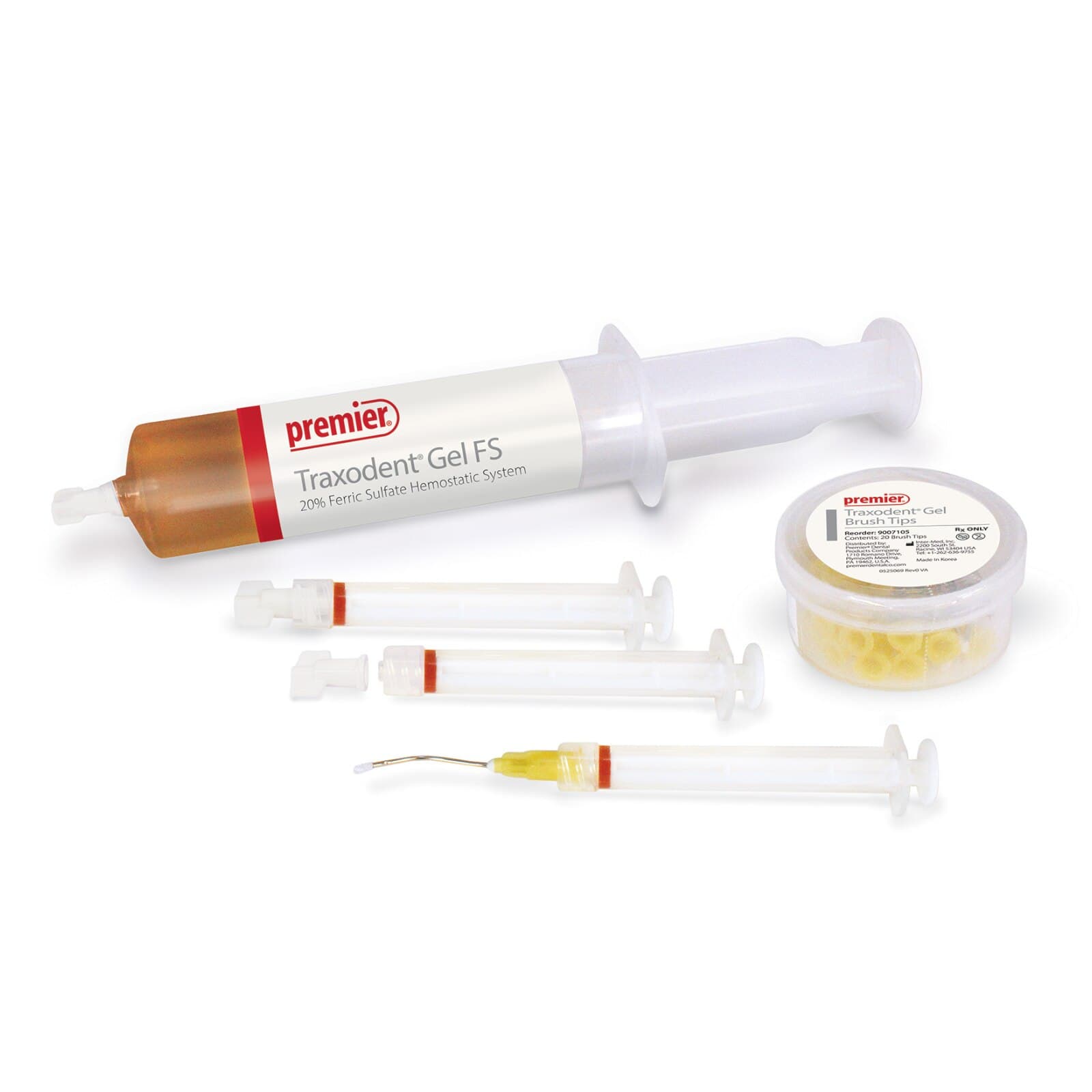 Traxodent Gel FS Starter Kit, 20% Ferric Sulfate Hemostatic System, 30 mL, #9007106 thumbnail 3