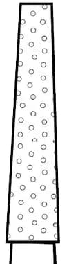 Two Striper ShortCut Diamond Bur, FGSS, Flat-End Taper, 703.8 S, Coarse, Green, 1.8 mm Major/1.2 mm Minor, 8 mm Length, 5/Pk, 2015908 thumbnail 3