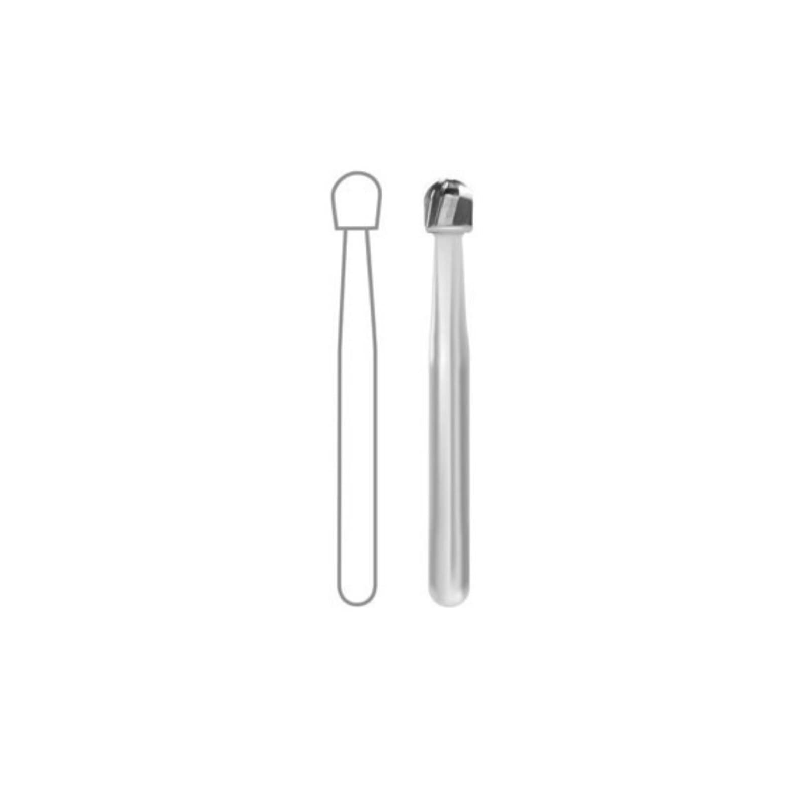 Midwest Operative Carbide Bur #4, Round, Friction Grip Short Shank, 1.4 mm, 10/Pk, 389405 thumbnail 2
