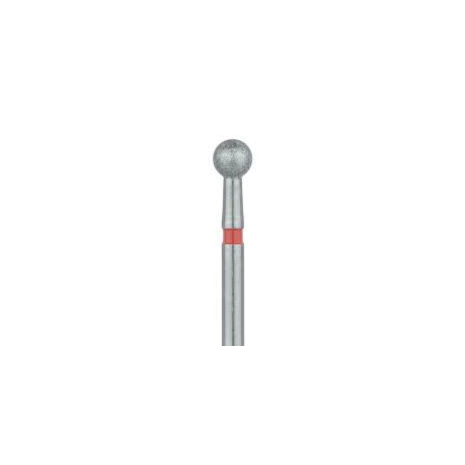 Meisinger 801F-027-FG Fine Diamond Bur, Round, Friction Grip, 2.7 mm, 5/Pk thumbnail 3