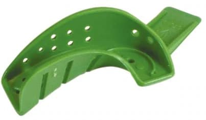 COE Spacer Disposable Perforated Impression Trays, #30D, Partial Upper Left/Lower Right, Green, 12/Pk, 253012 thumbnail 7