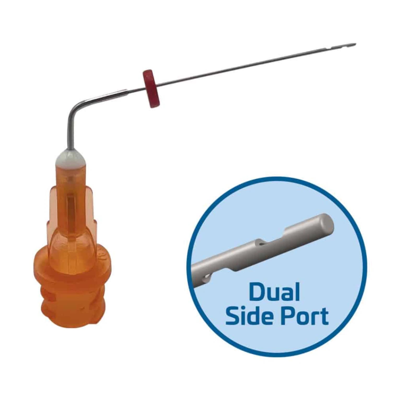 Vista Apex Voyager VIP Tip Irrigating Dual Side Port, 29 Gauge, 27mm, Orange, 50/Pack, 315829 thumbnail 2