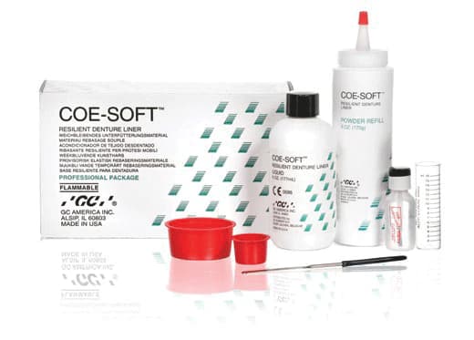 Coe-Soft Resilient Denture Liner Professional Package, Self-Cure, 5.5 oz Powder & 5.5 oz Liquid, 1/Pk, 344011 thumbnail 16