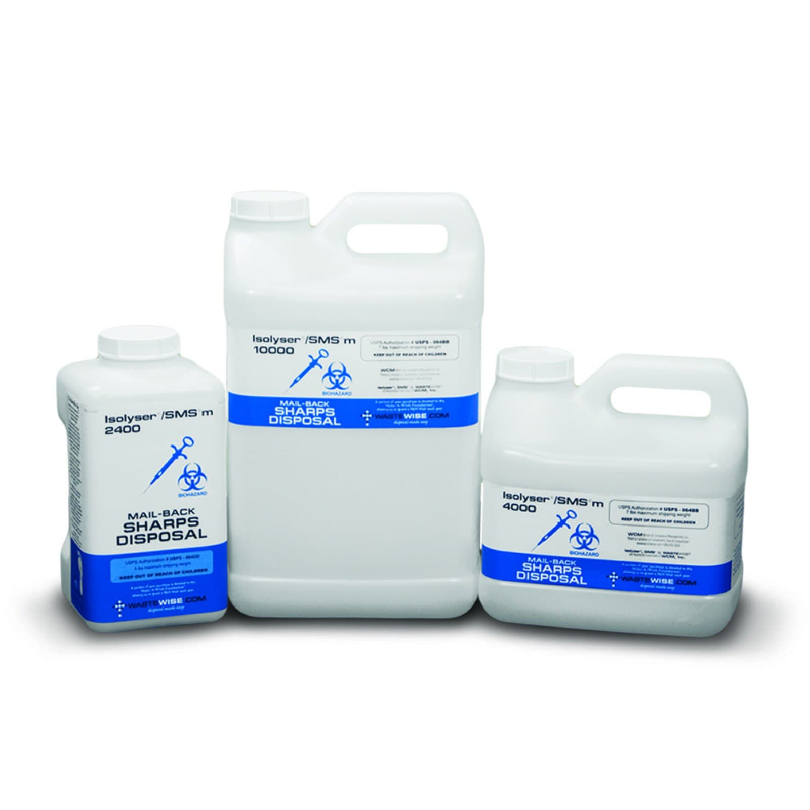 Isolyser/SMSm 10000 Sharps Mail-Back Disposal System, 10 Liter, SMS10000M thumbnail 2