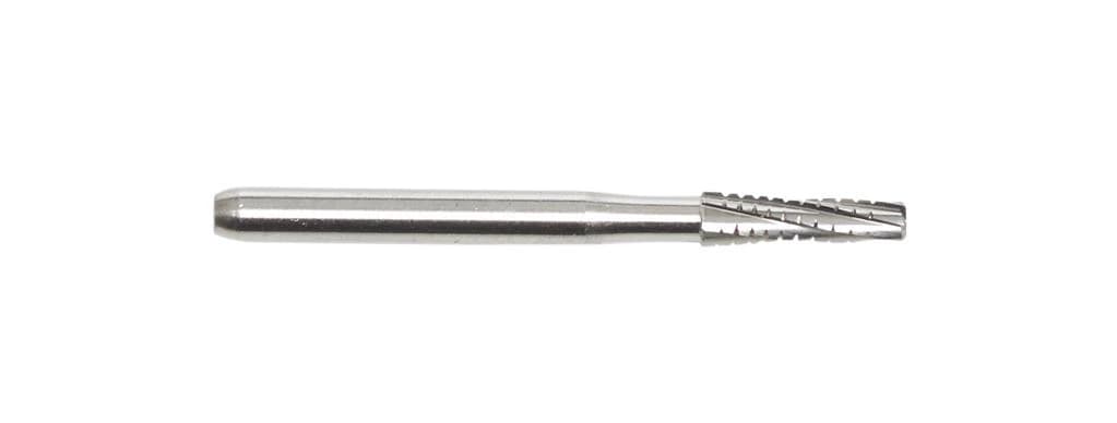 SS White #560 Carbide Bur, Straight Flat End Cross Cut, FG (Friction Grip), 100/Pk - Burs Carbide 100/Pk FG 560 - Image 1