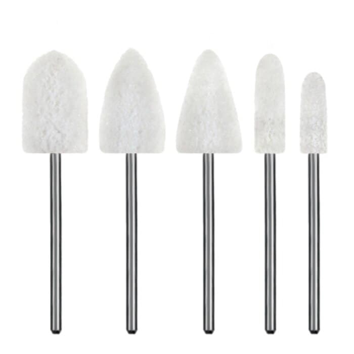 Dedeco Acrylic HP Trimmers, White Assortment, Medium, 5-Piece Kit, 3/32" Shanks, 5100 thumbnail 3