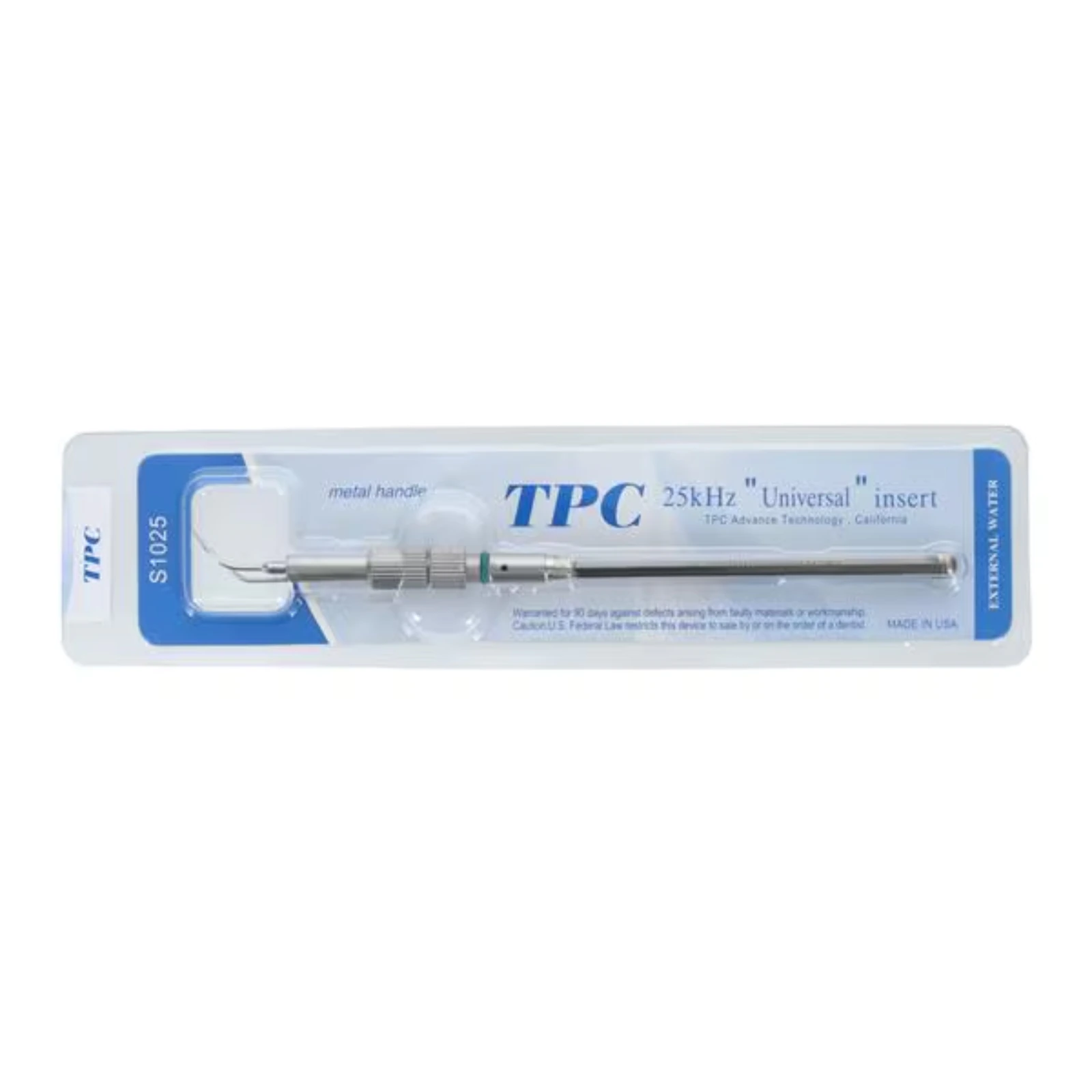 TPC Advanced Technology Ultrasonic Scaler Insert 25K Universal Metal Handle, S1025 thumbnail 2