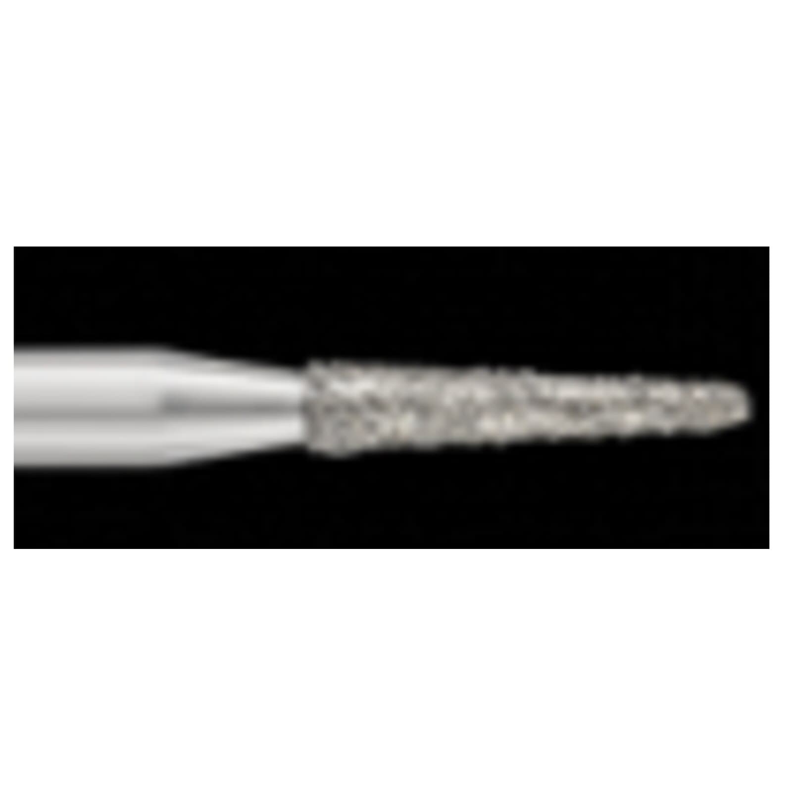 Piranha® Single Patient Use Diamond Bur, Round End Taper FG, Coarse Grit, #855-016C, 1.6 mm Diameter, 25/Pkg thumbnail 2