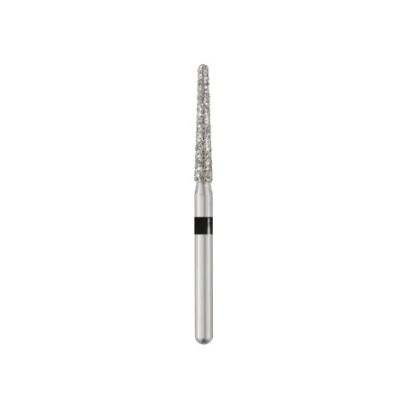 Piranha Diamond Single-Use Burs, FG, Round End Taper, #850-016SC, 1.6 mm, Super Coarse, Black, 25/Pk thumbnail 3