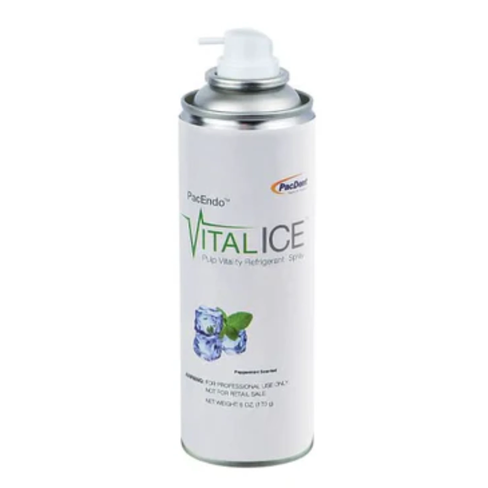 PacEndo Vital-Ice Endodontic Cold Spray for Pulp Vitality Testing, 6 oz Bottle - PacEndo Vital-Ice 6oz Bottle - Image 1