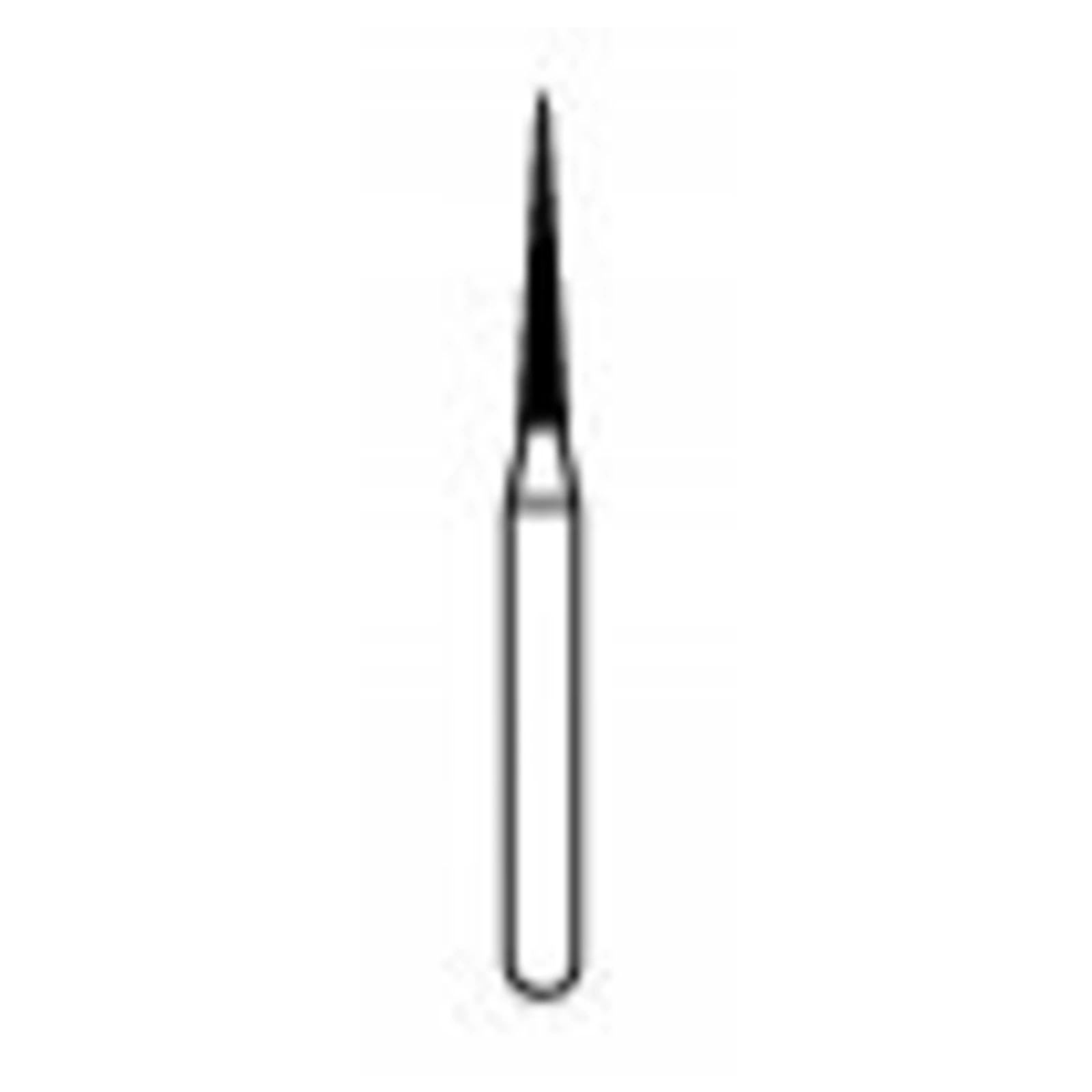 NTI Diamond Bur, FG, Needle, #F858, 1.0 mm, Fine, Red, 5/Pk, F858-010 thumbnail 7