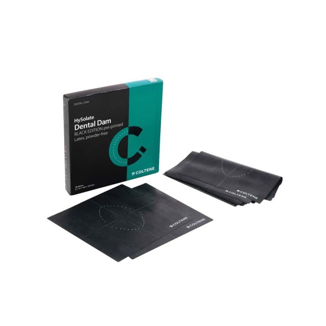 HySolate Latex Dental Dam, 5" x 5" (127 x 127 mm), Thin, Green, Powder-Free, 52/Box, 60034414 thumbnail 3