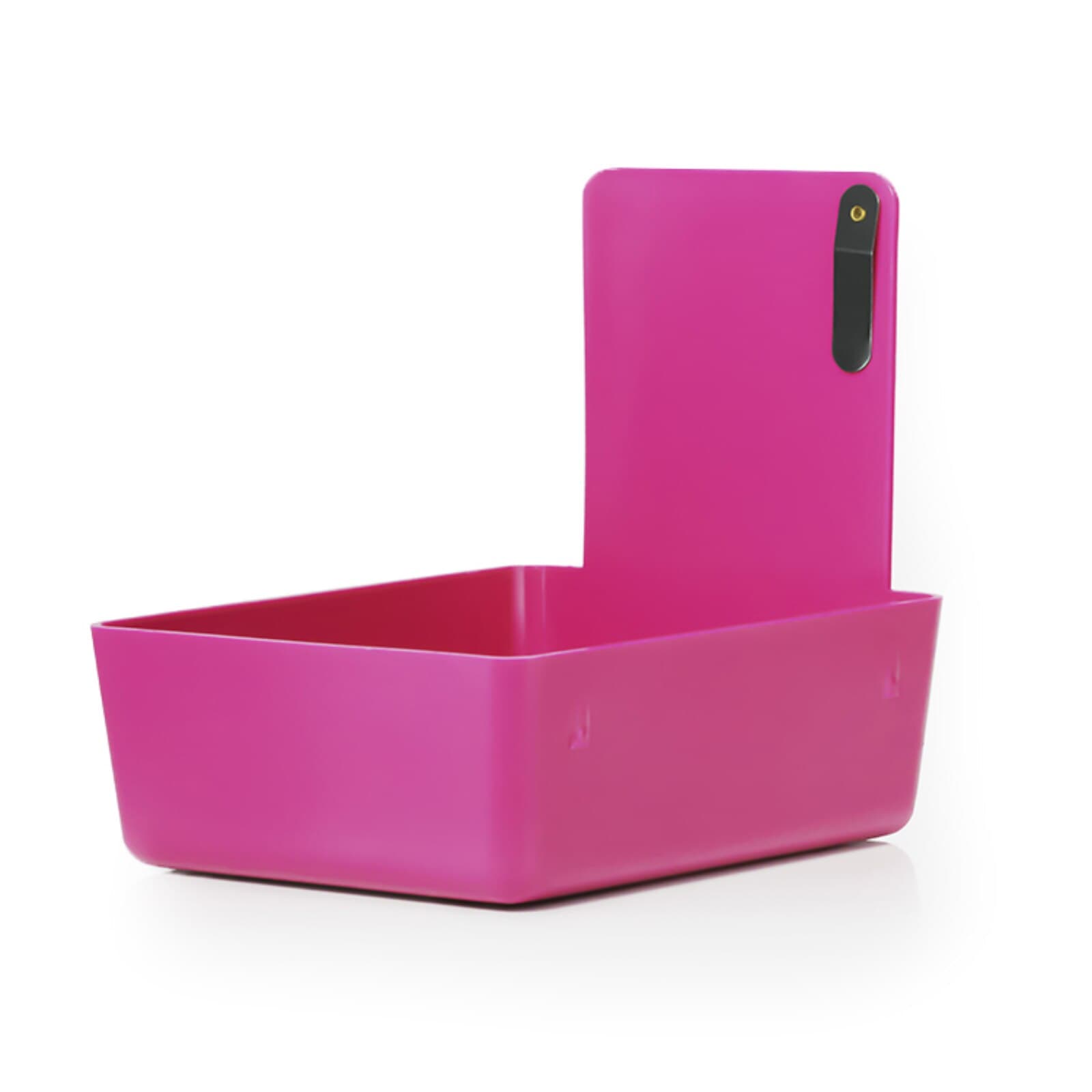 Keystone New Age Lab Work Pans, Hot Pink, 7" x 5" x 2-1/2", Pack of 12, 7000934 thumbnail 2