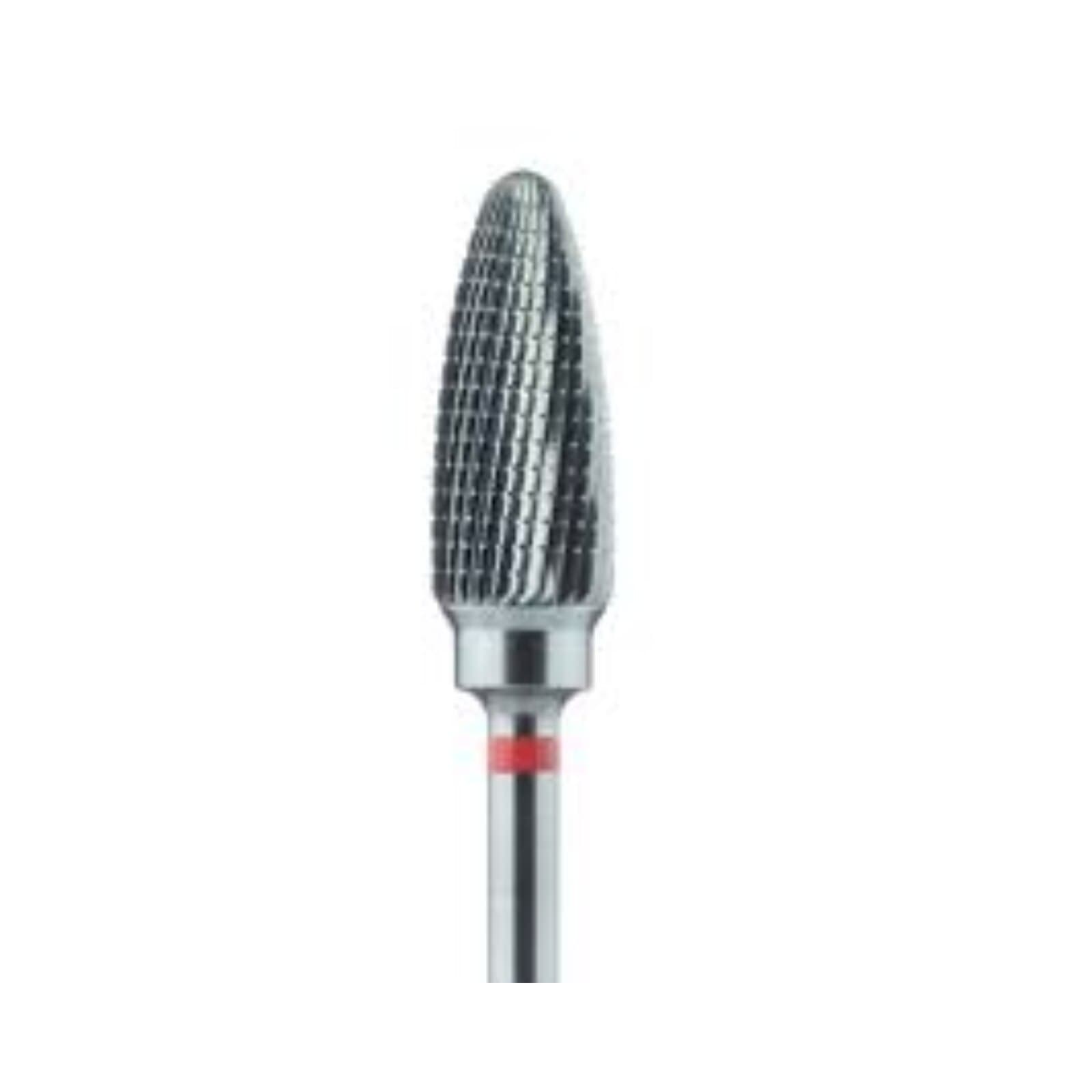 Meisinger HM251FQ-060 Lab Carbide Bur, Fine Q-Cut, Tapered Fissure, Round End, 6.0 mm, HP, 1/Pkg thumbnail 2