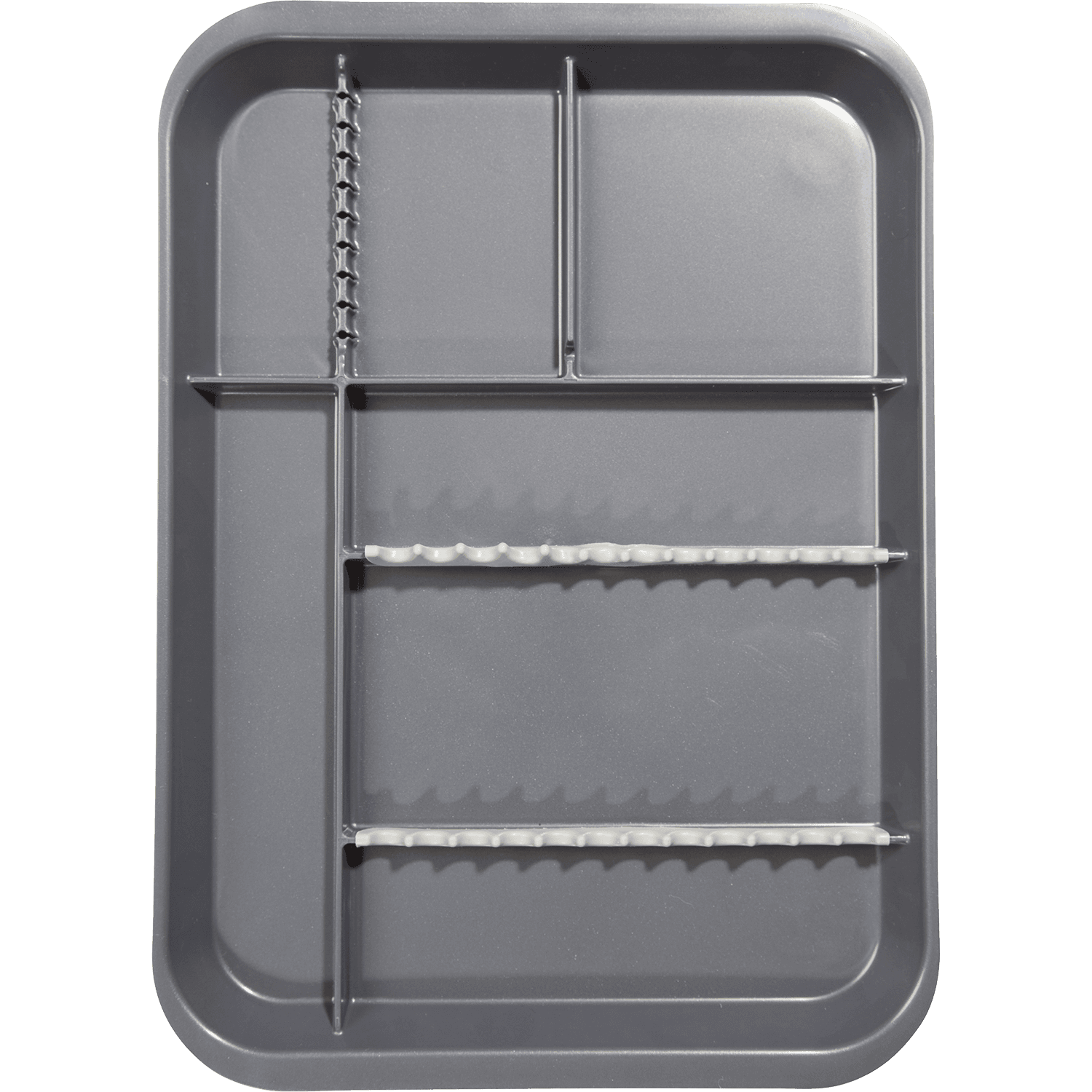 Zirc B-Lok Divided Setup Tray, Gray, Size B, 13-3/8" x 9-5/8" x 7/8", 1/Pk, 20Z451I thumbnail 2