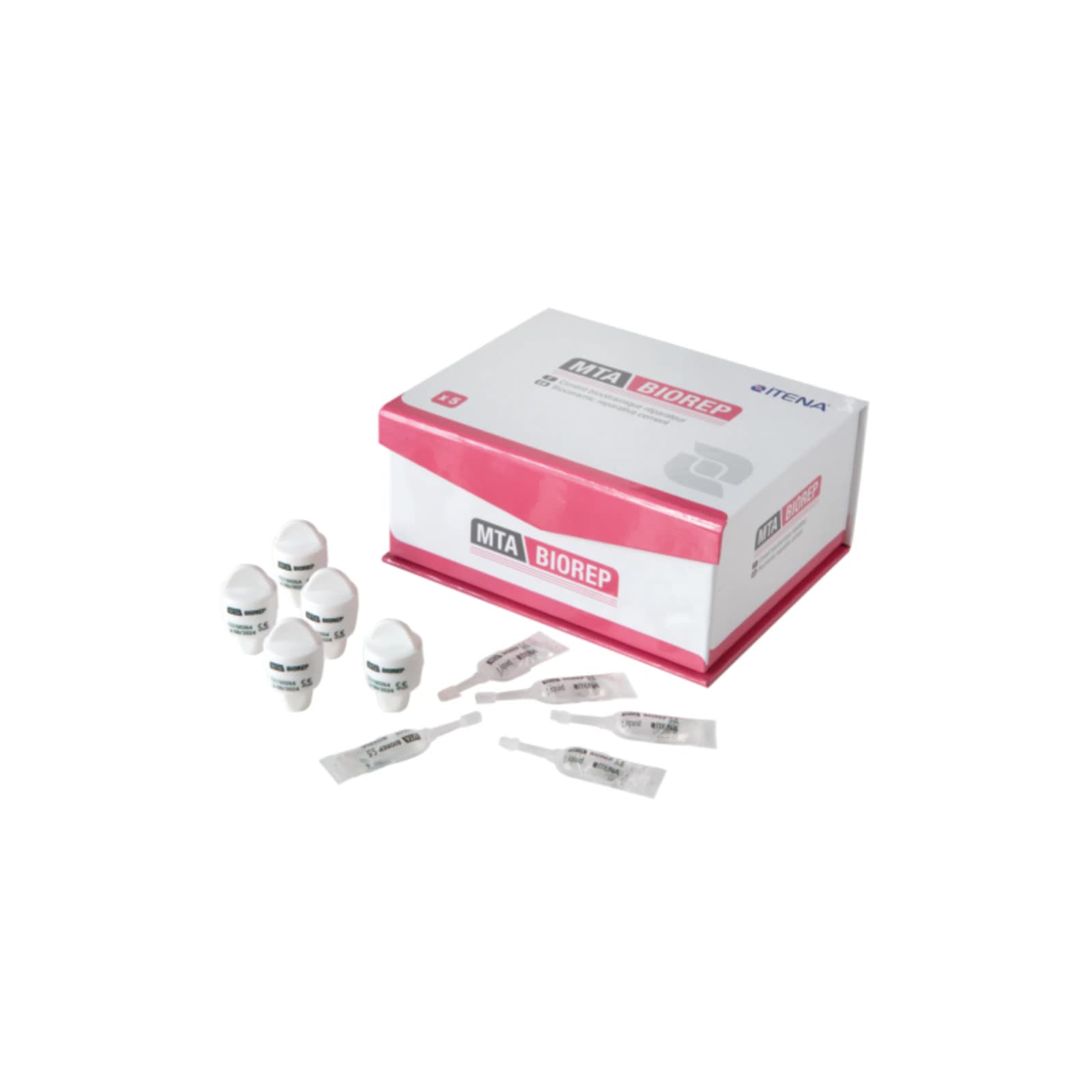 Itena MTA BIOREP BioCeramic Repair Cement, 5 Powder Capsules + 5 Mixing Liquids, MTA-BRP5.5 thumbnail 3