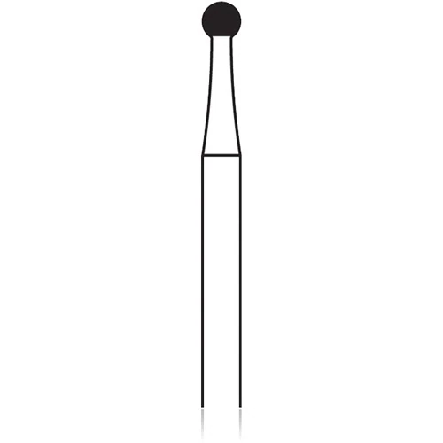 NTI Universal Cutter E, Regular Cross Cut, Inverted Cone, HP Shank, Blue Band, 5mm Head, 2.3mm Diameter, UC137E-023 thumbnail 2
