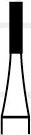 Alpen Operative Carbide Bur, FG, Straight Cross Cut Fissure, #557, 1.0 mm, 10/Pk, R100557 thumbnail 3