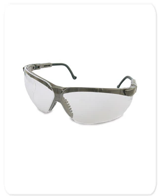 Uvex Genesis Safety Glasses, Clear Lens, Vapor Blue Frame, 1/Pk, 355816 thumbnail 10