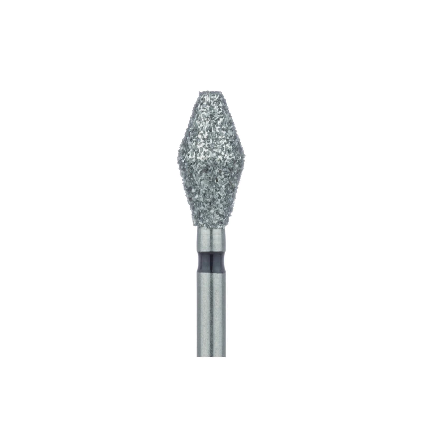 Meisinger Multi-Use Diamond Bur, Friction Grip, Double-Cone Barrel, 811LH-037-FG, 3.7 mm Head, Super Coarse, Black, 2/Pk thumbnail 4