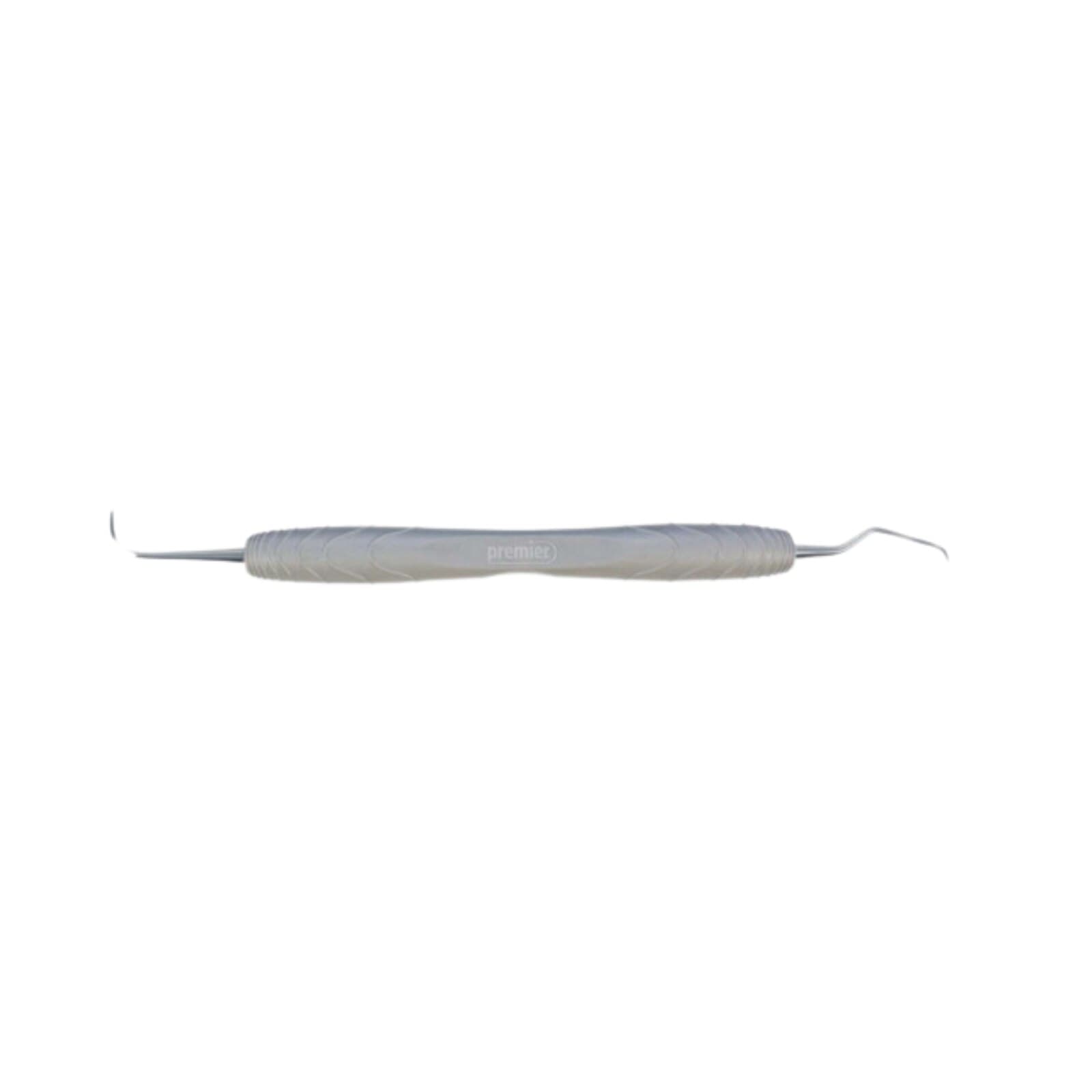 PremierAir Titanium Implant Scaler, Nebraska #128B/Langer #7 Mini, Double-Ended, Gray Resin Handle, 1 Each, 9061463 thumbnail 2