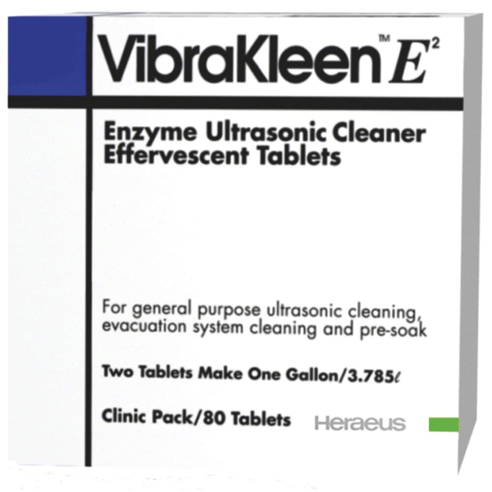 VibraKleen E2 Enzymatic Ultrasonic Cleaning Tablets, Mint Scent, 80/Bx, 50037101 thumbnail 8